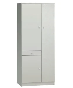 Armadio portabiancheria 3 ante 1 cassetto, 77x34x183 cm Professionale